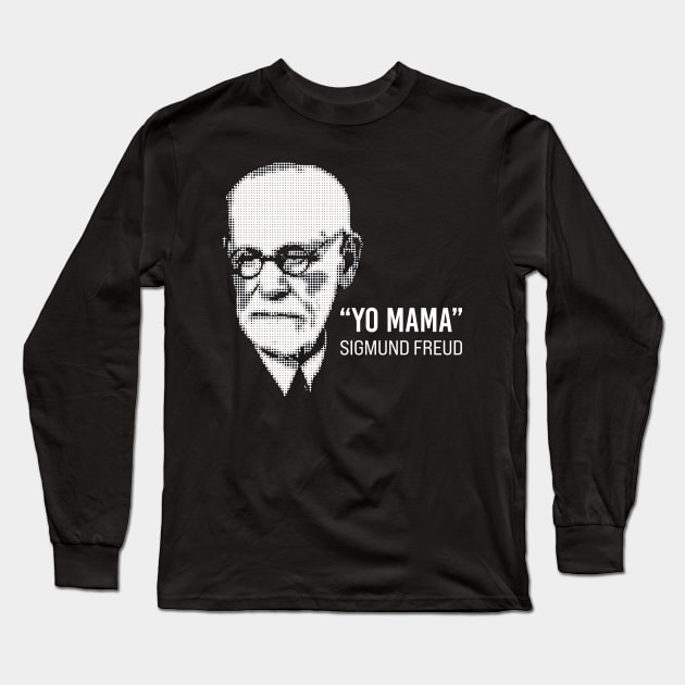 Sassy Siggy (Sigmund Freud) Long Sleeve T-Shirt by n23tees